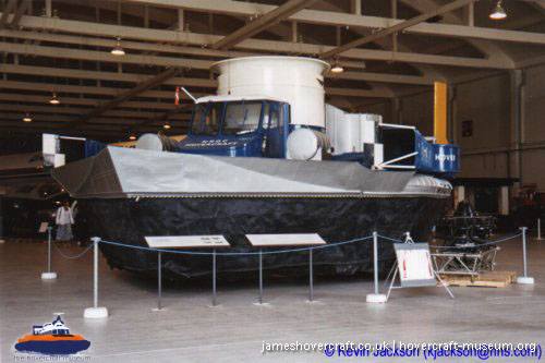 SRN1 at Wroughton -   (The <a href='http://www.hovercraft-museum.org/' target='_blank'>Hovercraft Museum Trust</a> - Kevin Jackson).